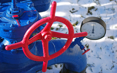 faucet valve of the gas pressure