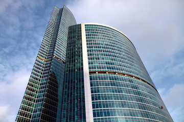 Fototapeta premium Moscow city skyscraper