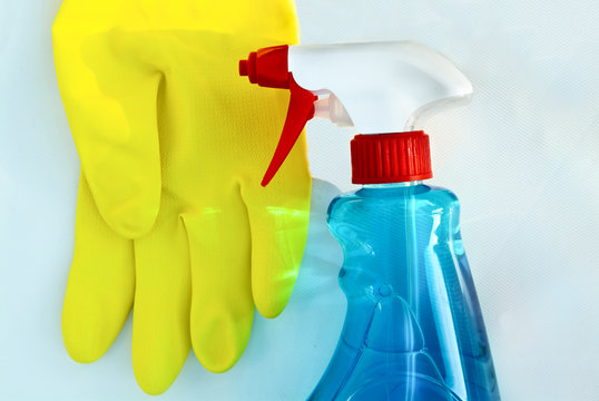 Schutzhandschuhe Sprühkopf Mittel für Aufwaschen Reinigung