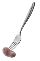 Baby Red Artisan Potato on Fork