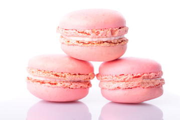 Pink macaroones