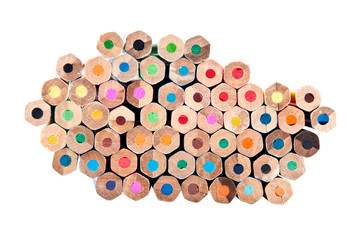pencils top view