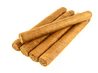 Stack of cuban cigars