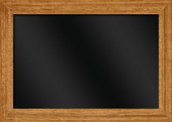 illustration blank blackboard