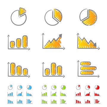 charts icons