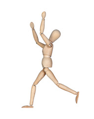 Winning wooden mannequin