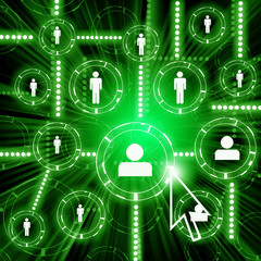 model of social network