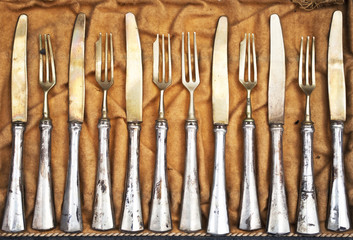 Vintage silverware