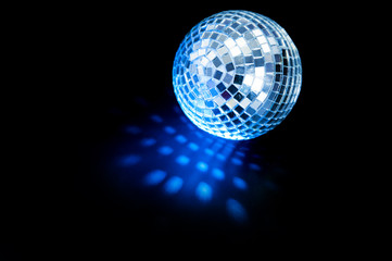 disco ball background close up