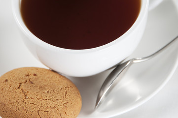 Pastry and tea