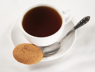 Pastry and tea