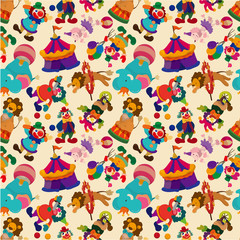 seamless circus pattern