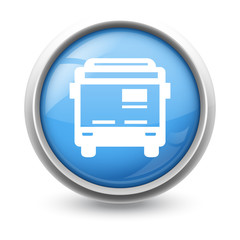 Symbole glossy vectoriel bus 01