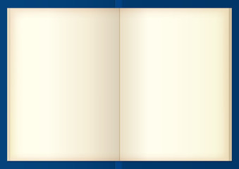 Naklejka premium 開いた本のフレーム