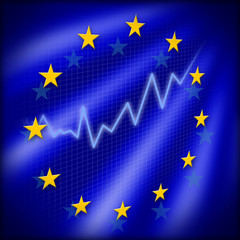 graph with european stars