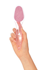 pumice for making a pedicure