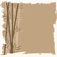 Bamboo  vector backgorund