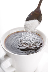 coffee with sugar