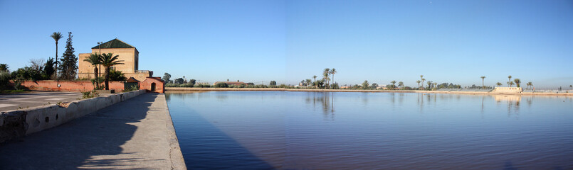 Obraz premium Il bacino idrico di Marrakech