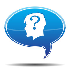 QUESTION HEAD BUBBLE SPEECH