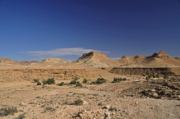 Oued asseché Chenini- Tataouine - Sud Tunisie