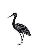 stork vector