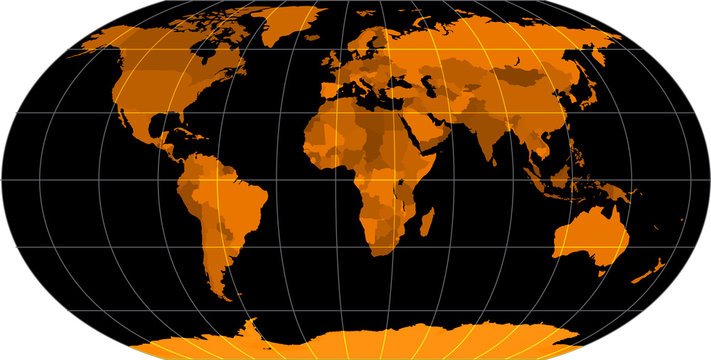 map of earth