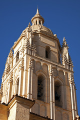 Fototapeta na wymiar Cathedral in Segovia