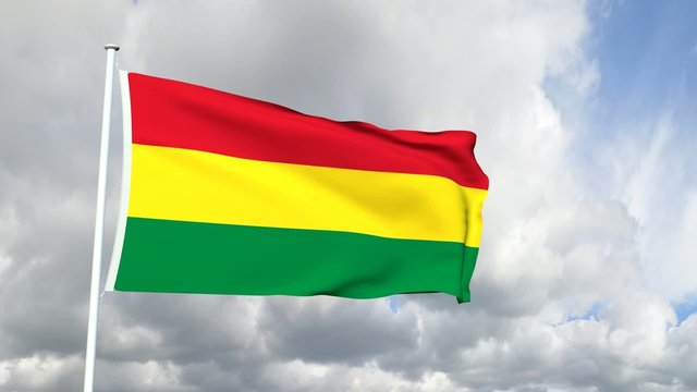 032 - Flagge von Bolivien