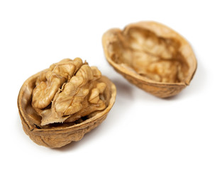 Closeup of walnuts