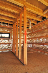 Intérieur de maison en bois