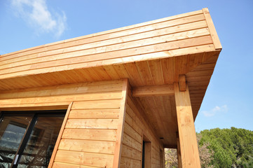 Maison en bois, environnement préservé