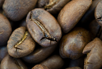 grains of coffee