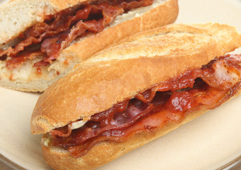 Bacon Baguette Roll - 29997584