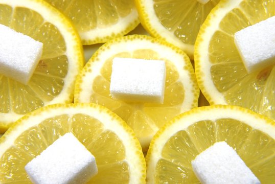 Lemom with sugar
