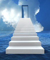 Risk and success business staircase - 30001339