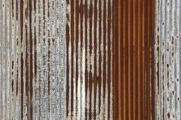 corrugated rusty iron