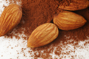 almond and cinnamon powder