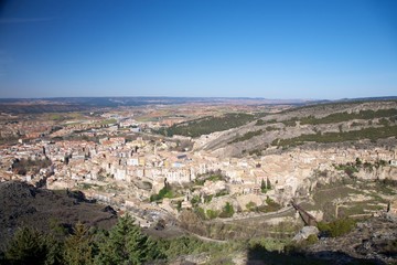 Fototapeta na wymiar view of Cuenca city at Castilla-La Mancha in Spain