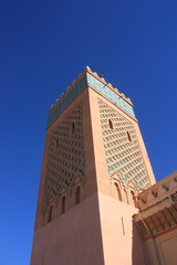 Obraz premium Il minareto di una moschea marocchina
