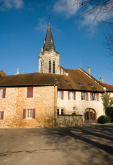 Obraz premium Village Scene, France