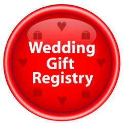 WEB ART DESIGN Wedding Gift Registry Glassy Button shopping110