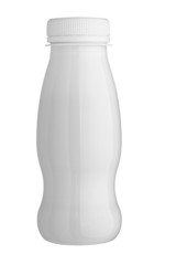 Fototapeta na wymiar biały jogurt z mleka butelka