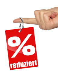 hand reduziert prozente