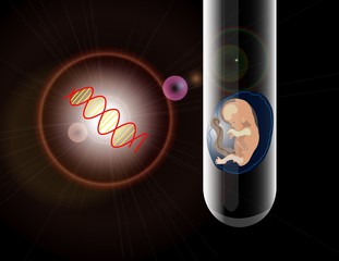 In vitro fertilization - obrazy, fototapety, plakaty