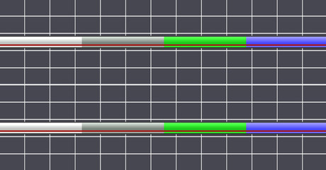 Banner for placing of the economic diagram