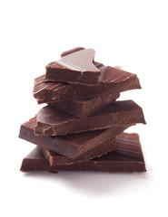 Blocks of chocolate