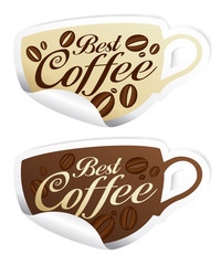Best coffee stickers.