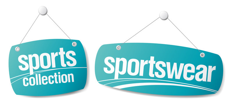 Signs for sport collection
