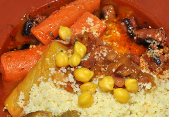 couscous agneau et merguez